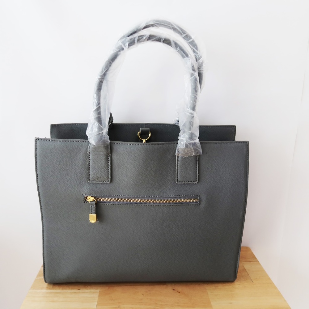 SOLD | JOY & IMAN Leather Hollywood Handbag - Picture 7 of 8